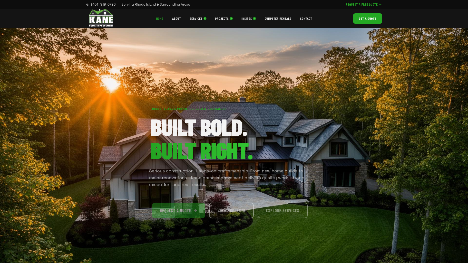 Kane Home Improvement — Rhode Island Builder & Remodeling Contractor