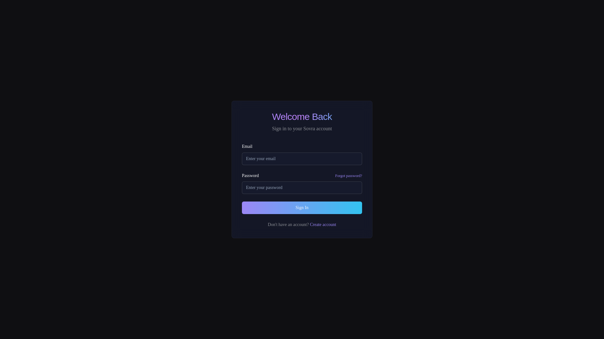 Sovra Sovra Systems | Sovereign Automation Platform