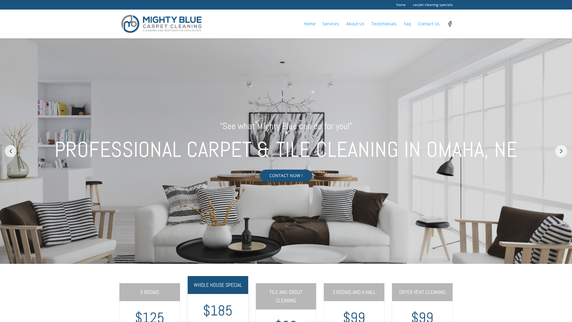Mighty Blue Carpet Cleaning
