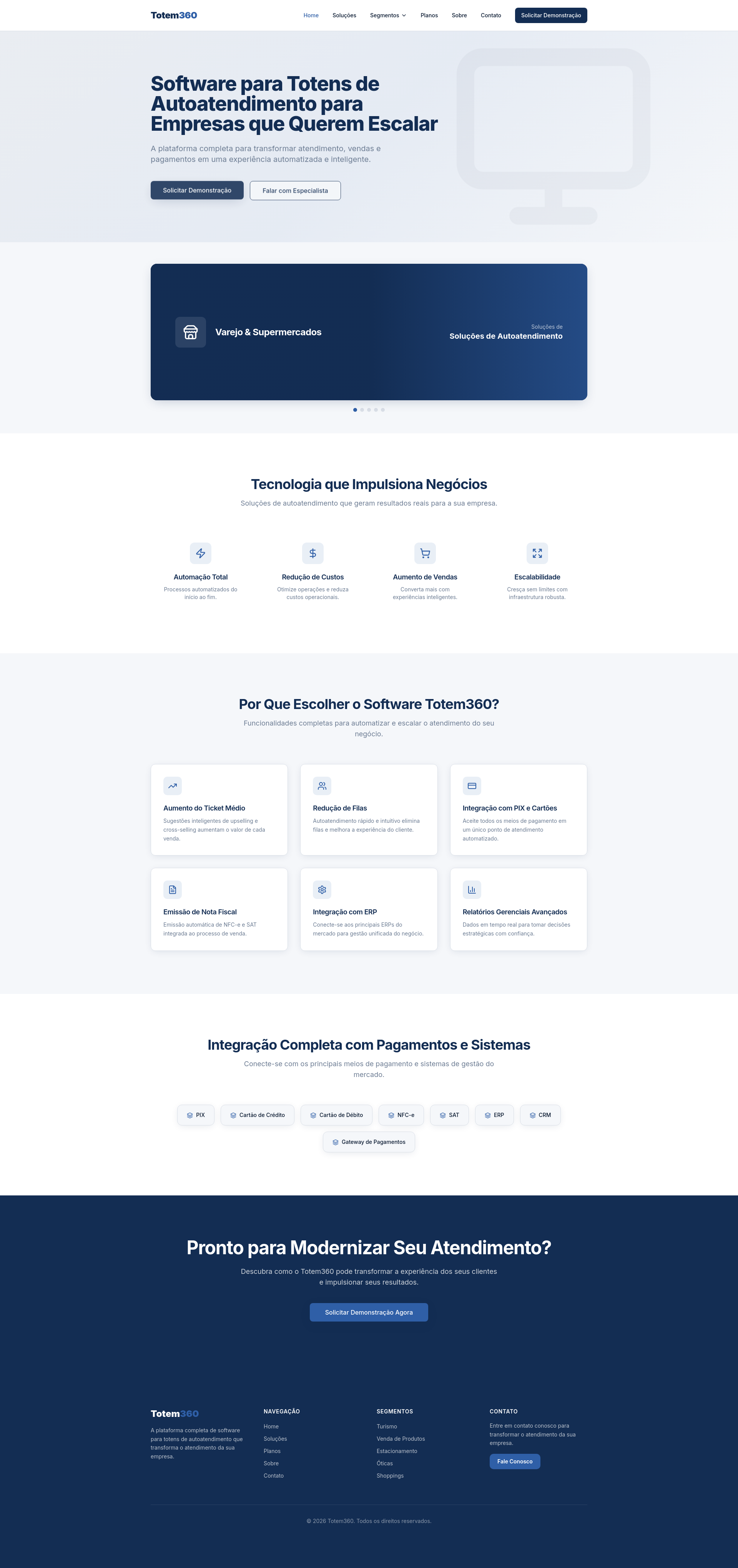 Software para Totem de Autoatendimento Personalizável | Tot…