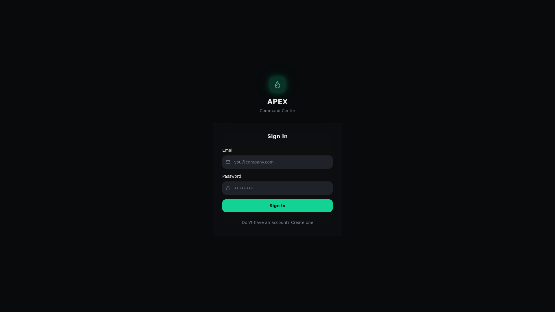 Apex Command Center — Your AI day planner & accountability coach