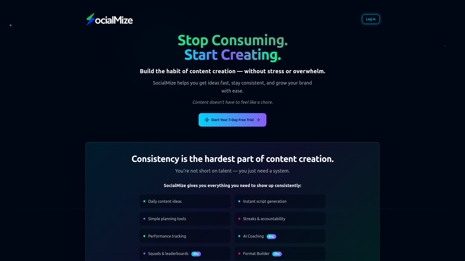 Instant Scripts Multiple Days Socialmize