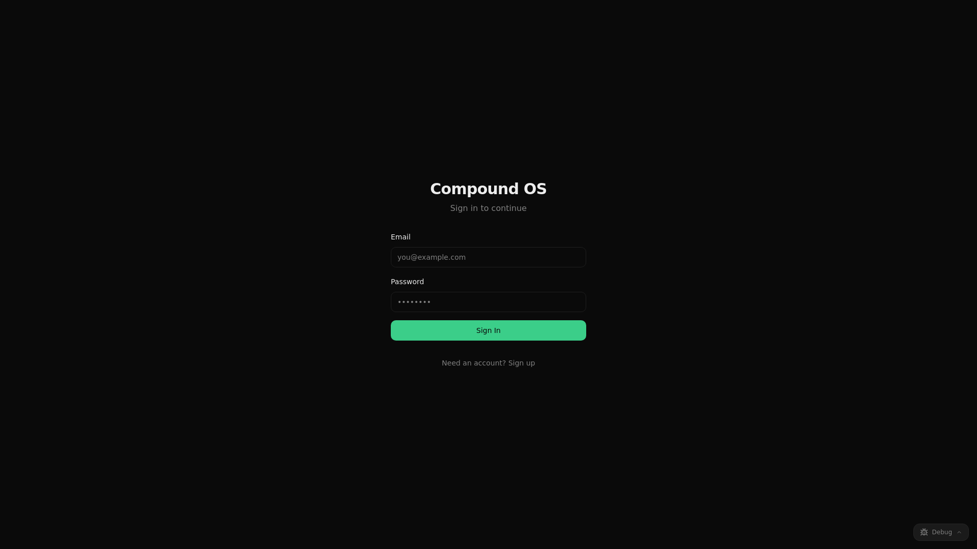 Dev Compund Compound OS
