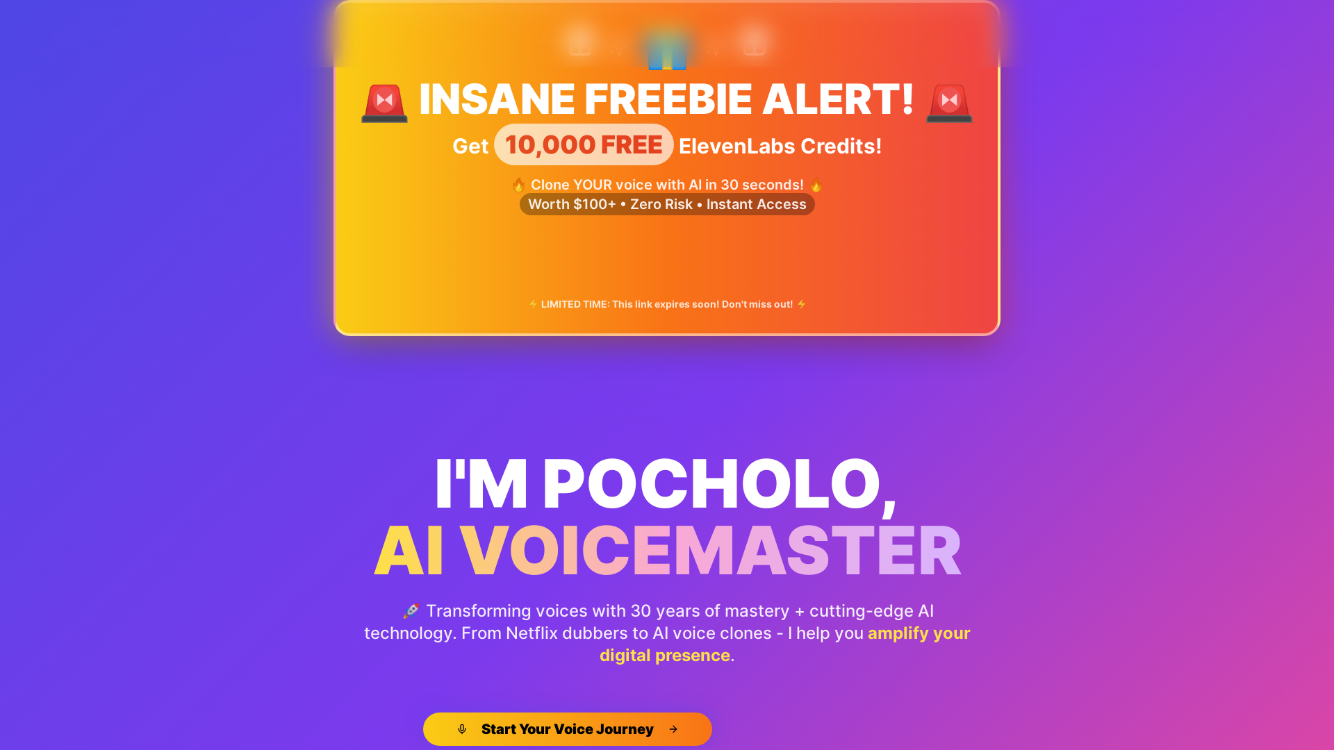 Voicemaster AI VoiceMaster - Unleash Your Voice with AI