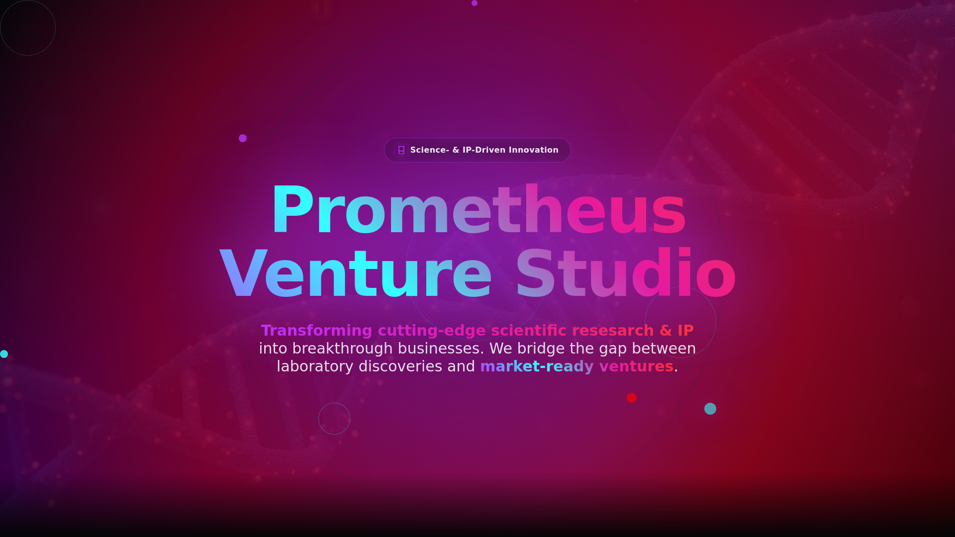 Prometheus Venture Studio - Science-Driven Innovation