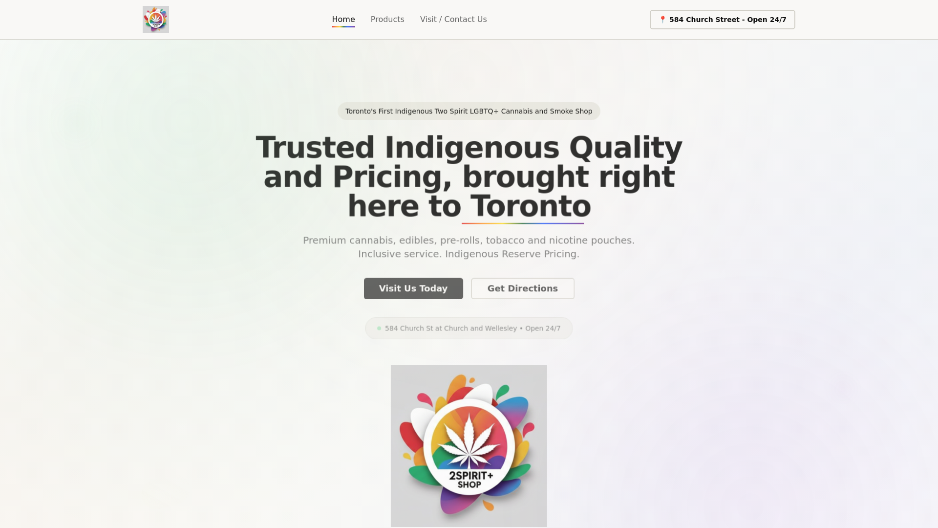 Two Spirit Smoke & Flower shop