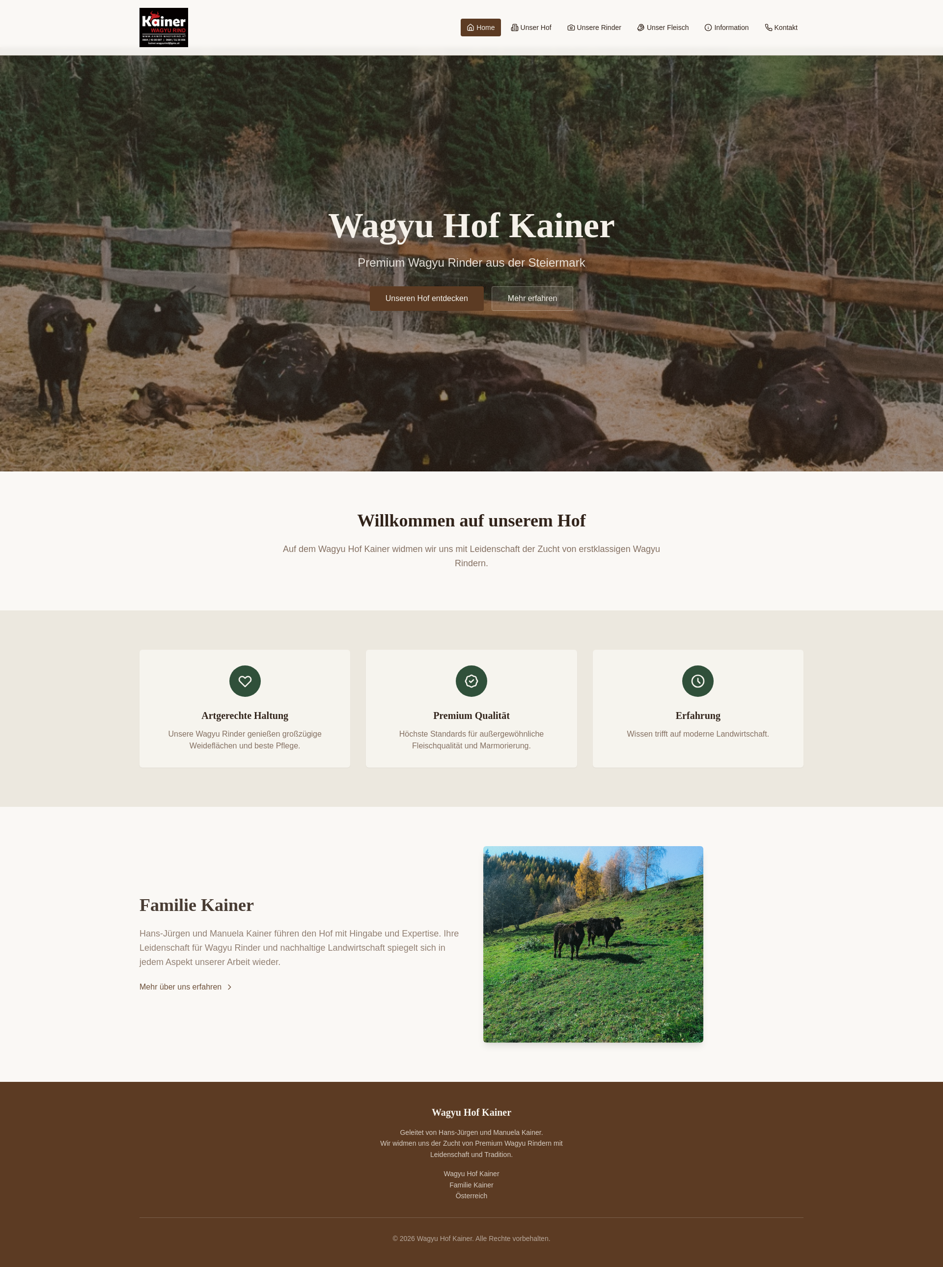 Kainer Rookern Kainer Wagyu Rind