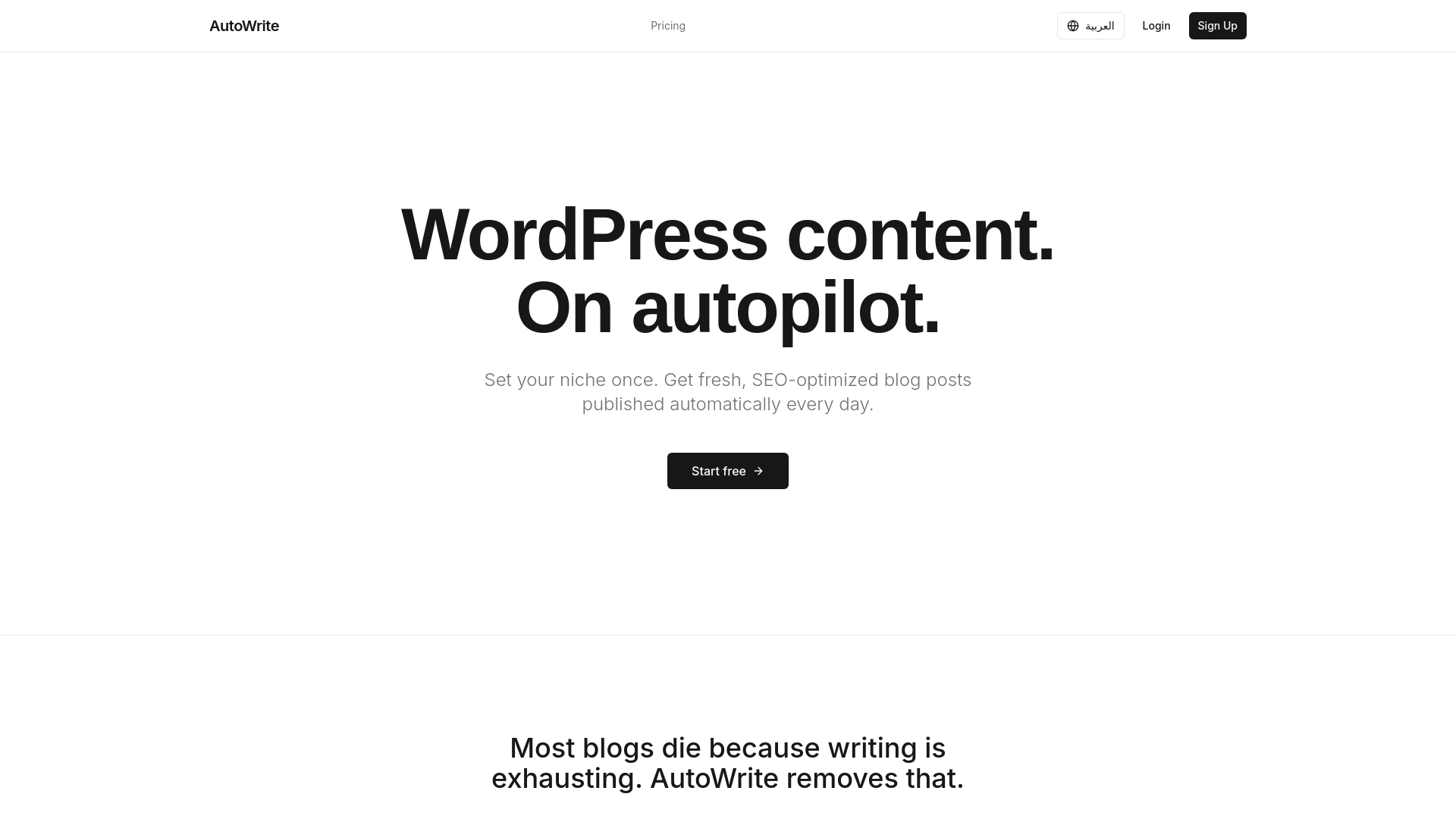AutoWrite - AI-Powered WordPress Blog Automation