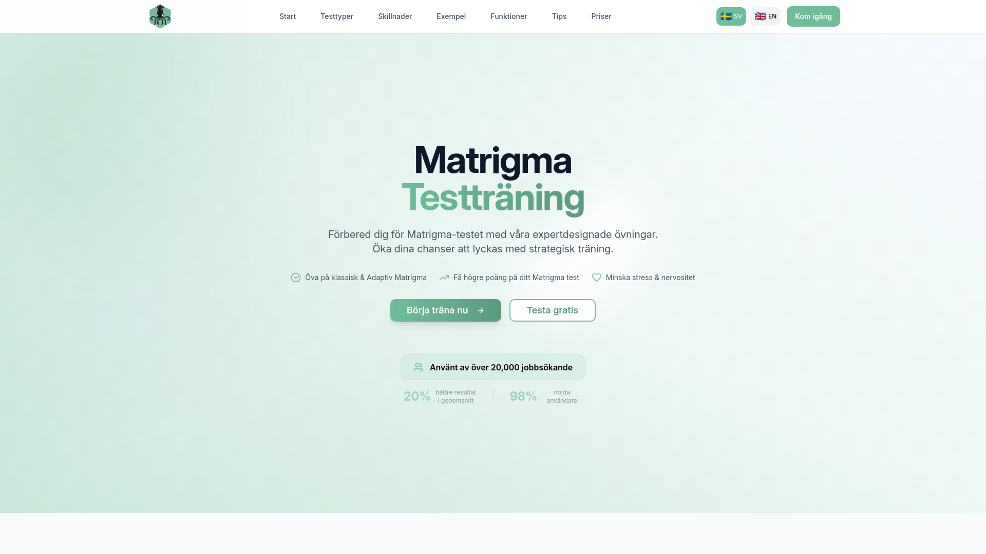 Matrigma Test - Träna för Matrigma begåvningstest | SquidFactor