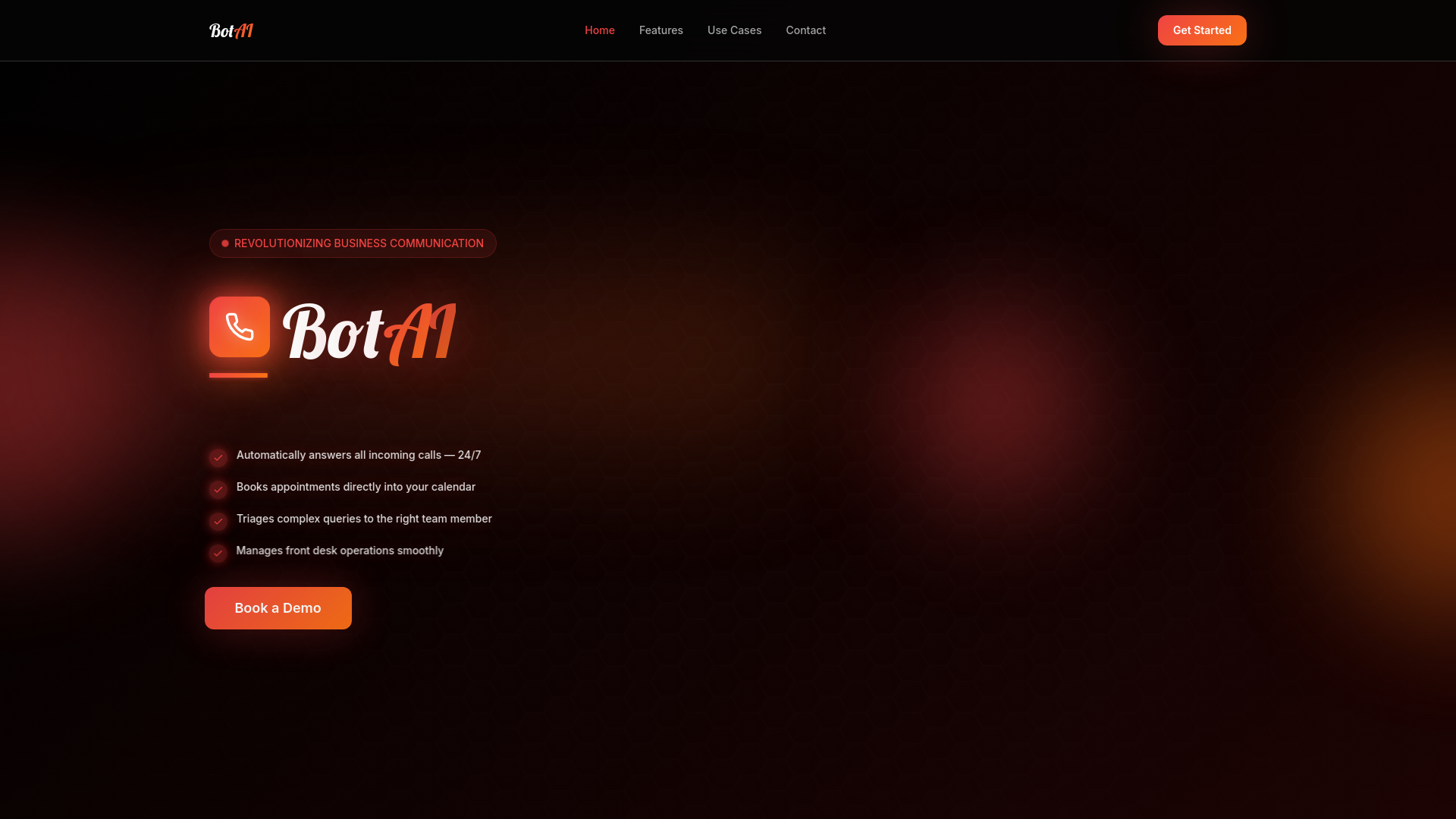 BotAI - AI Receptionist for Your Business | 24/7 Automated Call Handling