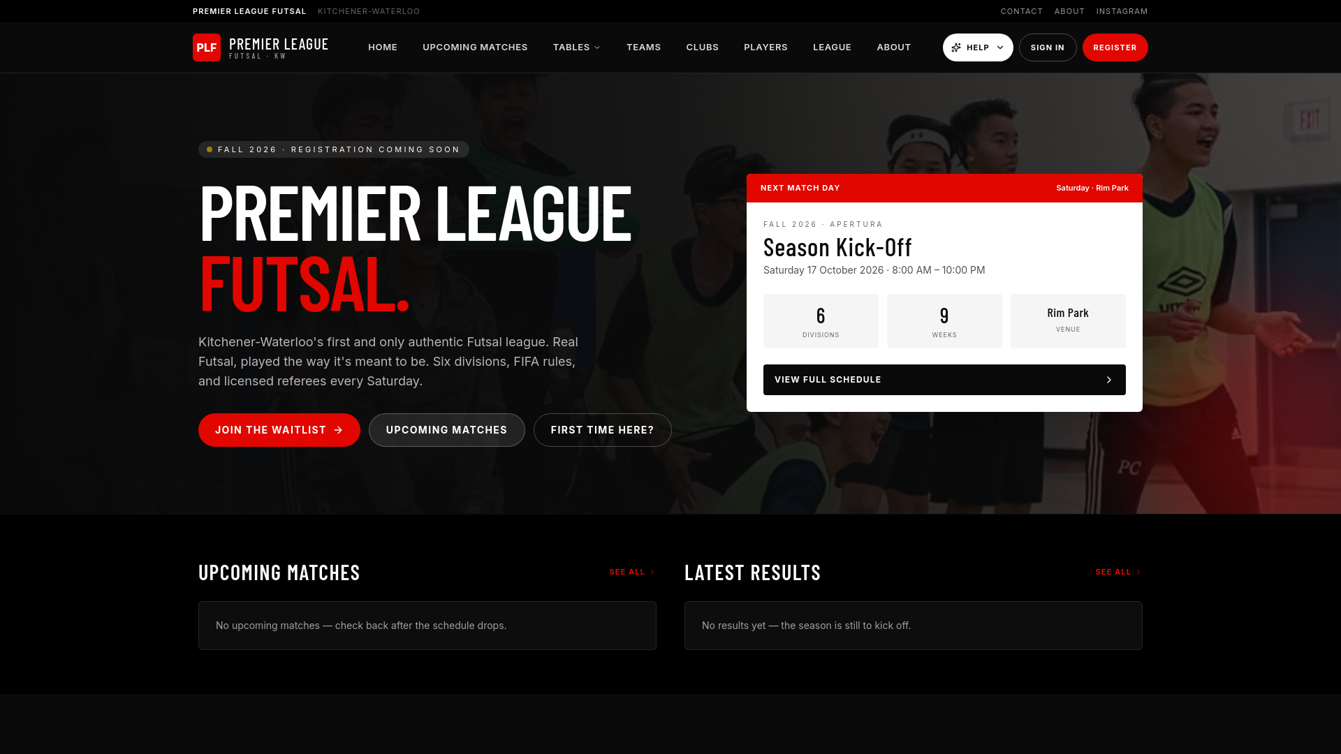 Evan Novak — Premier League Futsal