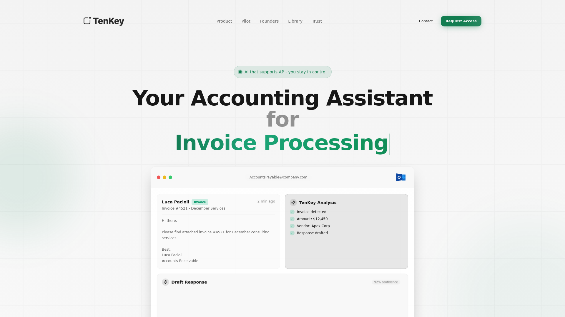 TenKey - AP Email Automation