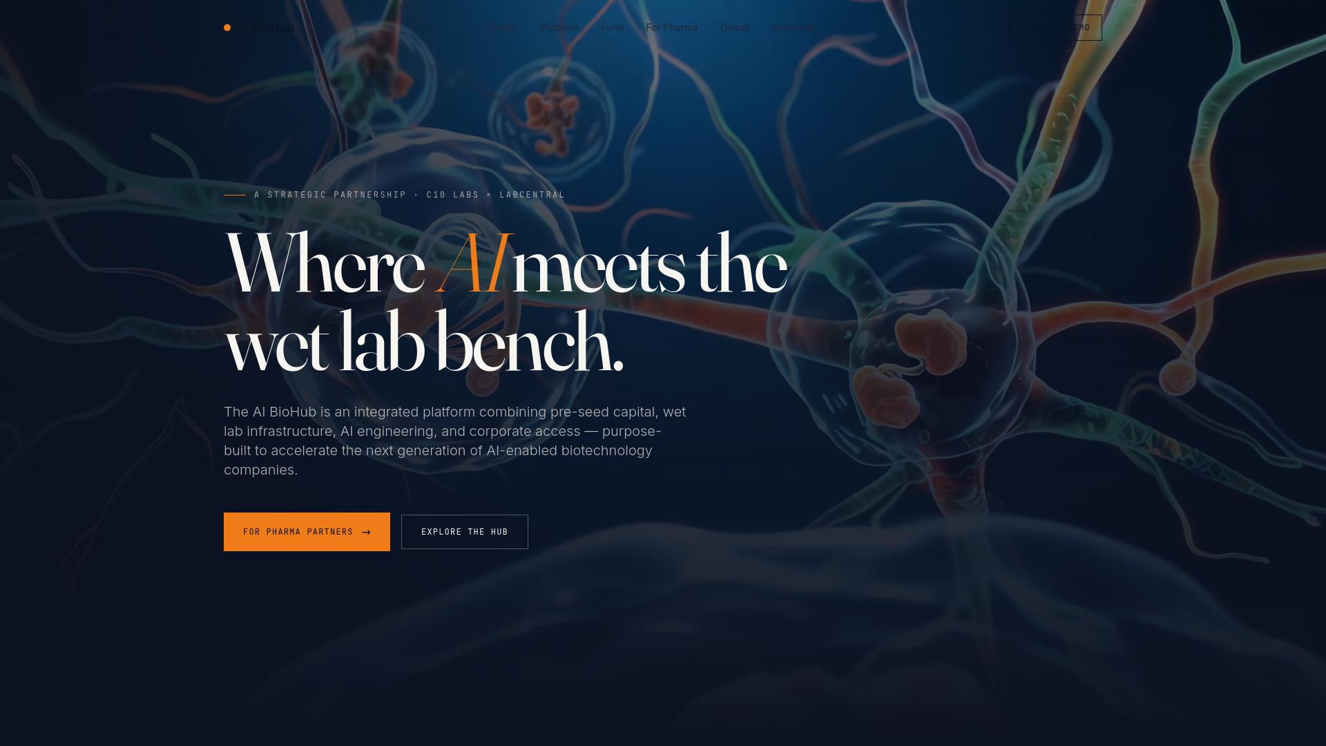 AI BioHub — C10 Labs × LabCentral