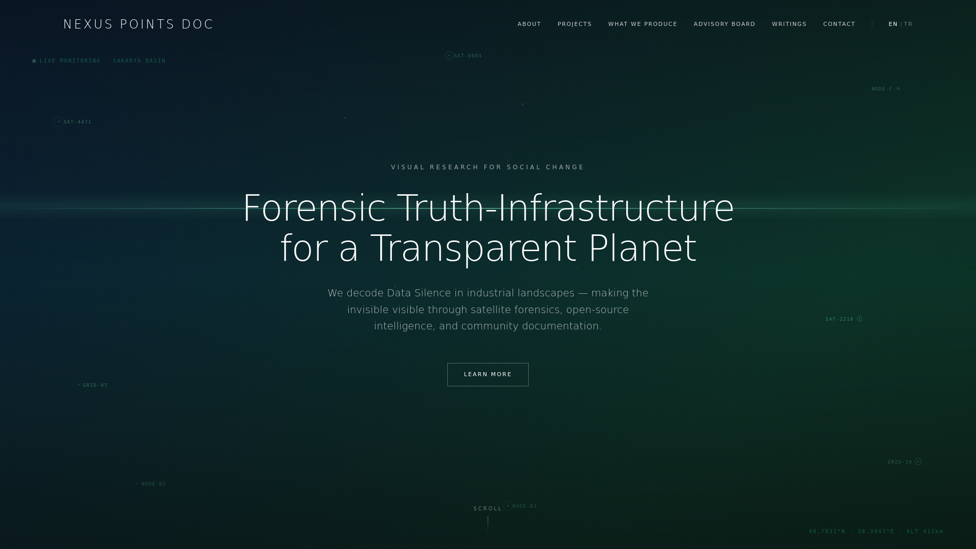 Nexus Points Doc — Forensic Environmental Research & Data Accountability