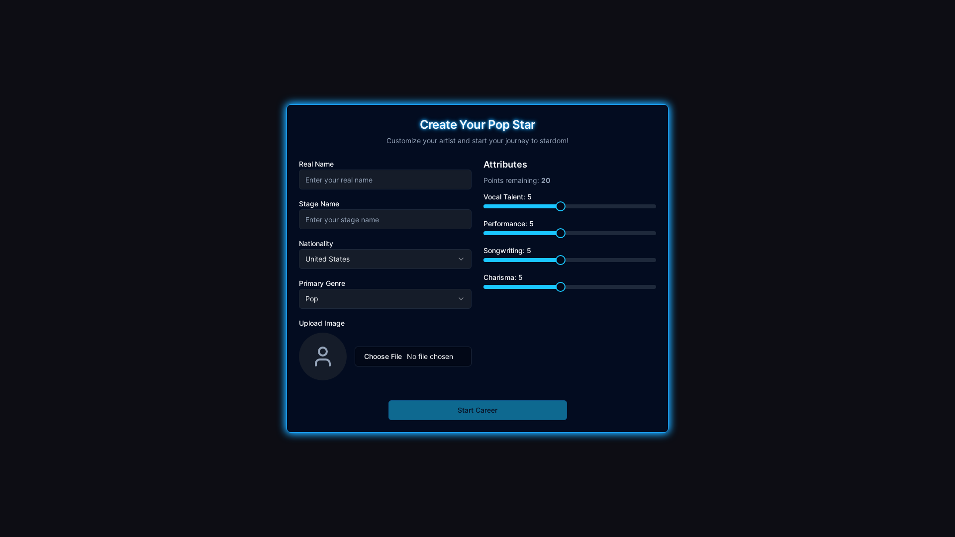 Advanced Multiplayer Music & Entertainment Simulation App