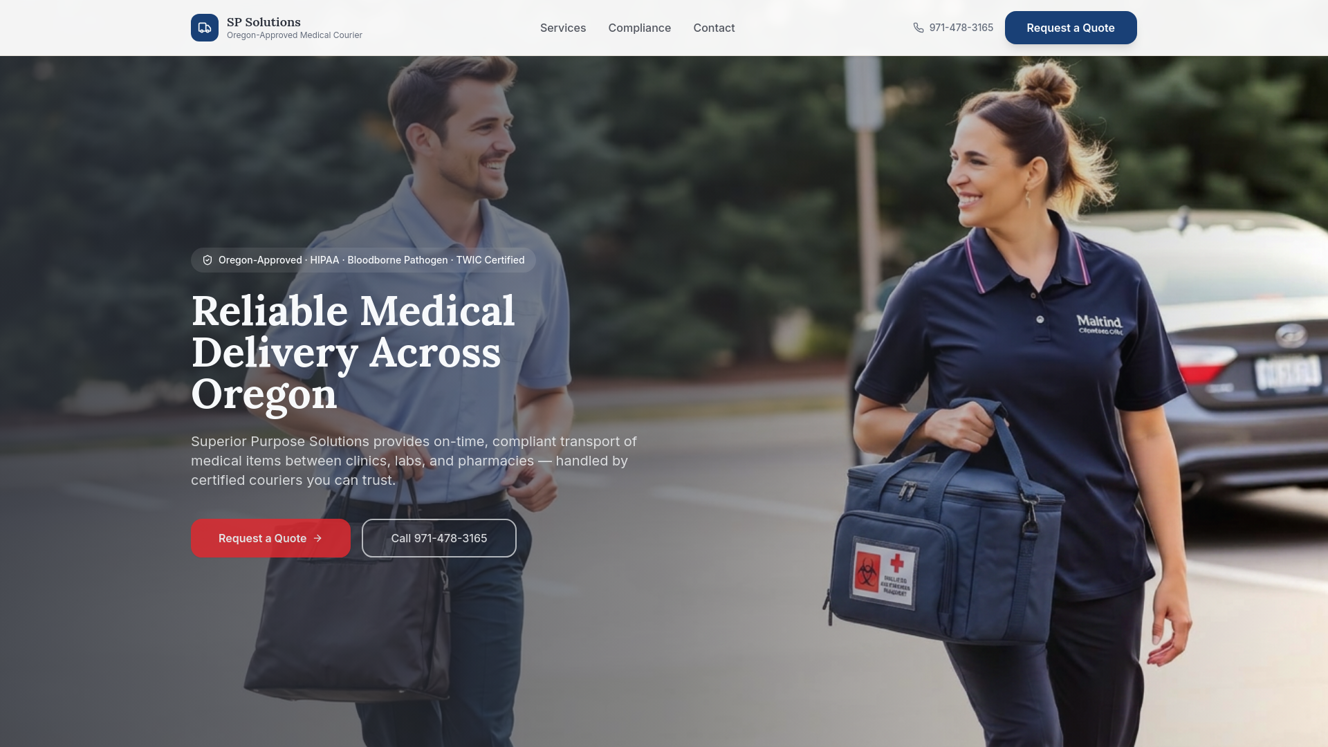 SP Solutions | Medical Courier in Oregon