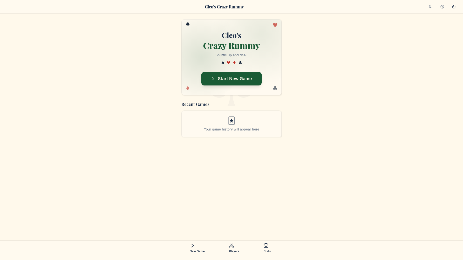 Ed Rummy Jr Cleo's Crazy Rummy — Score Tracker