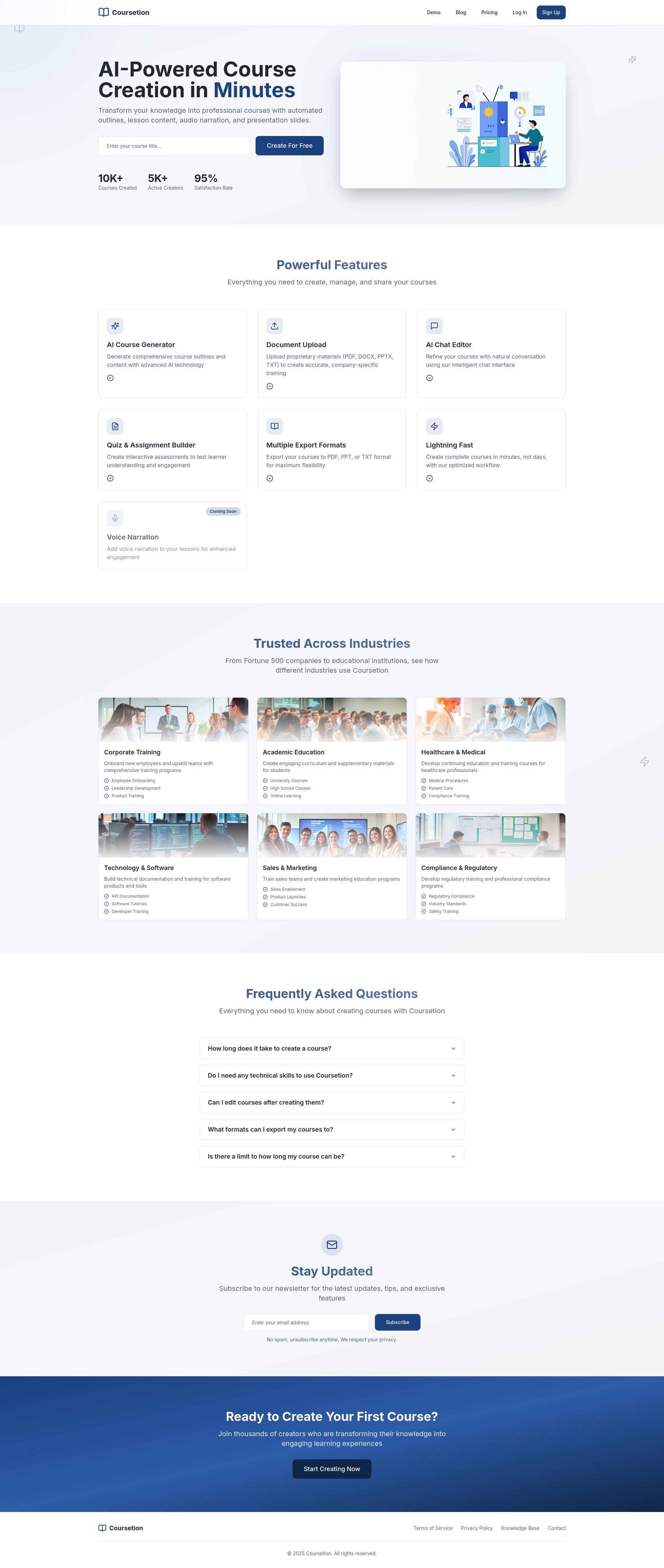 AI-Powered Course Creation Platform | Coursetion