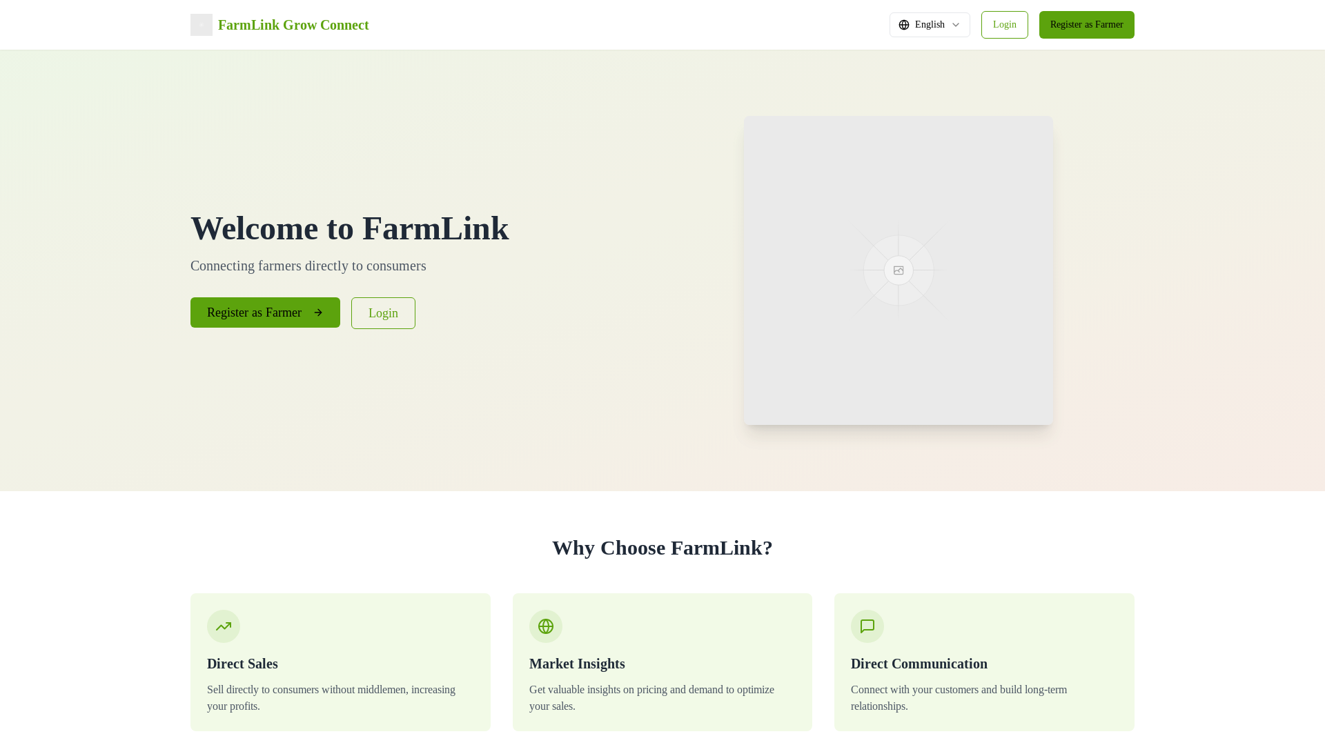 Analytics Farmer Registration & Seller Dashboard Platform