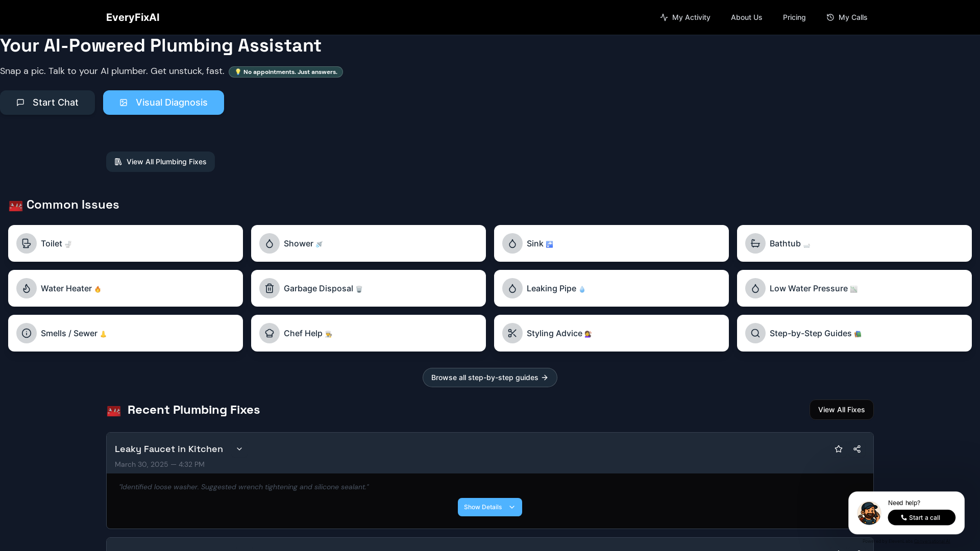 Professional Ai-powered Plumbing Assistant Platform