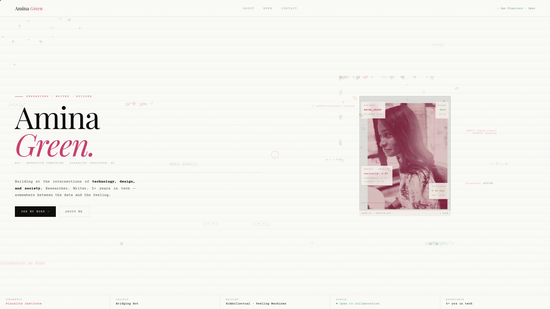 Amina Green's Portfolio