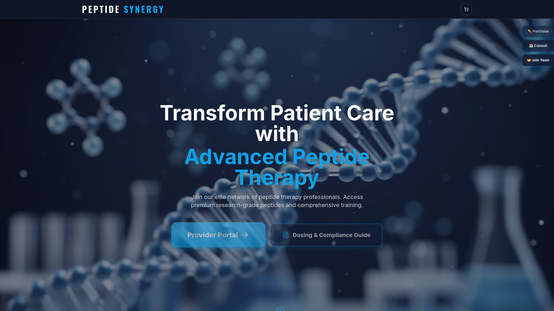 Peptide Synergy | Advanced Peptide Research & Training