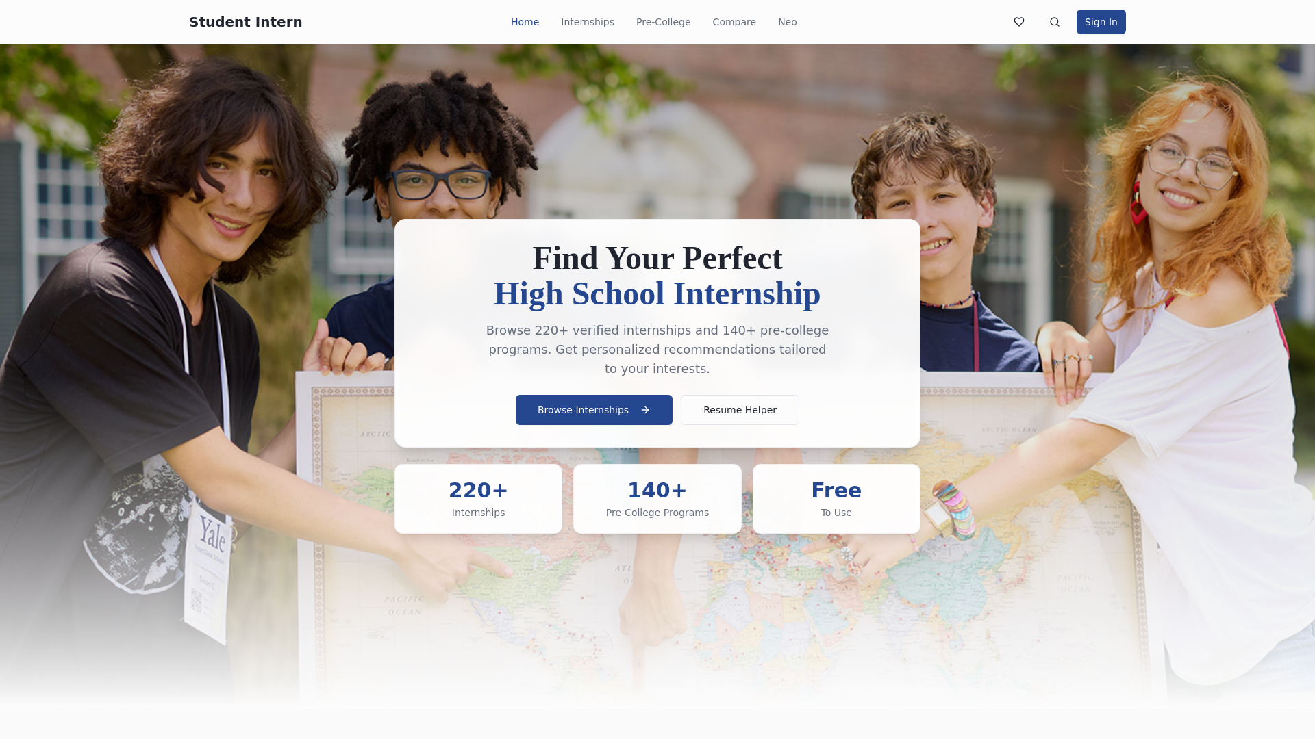 Student Intern - High School Internships