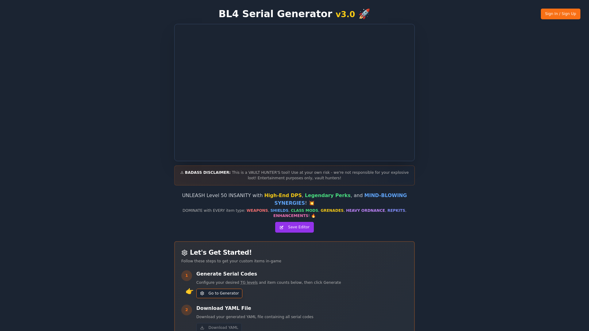 BL4 Serial Generator v3.0 | Mutated Modder