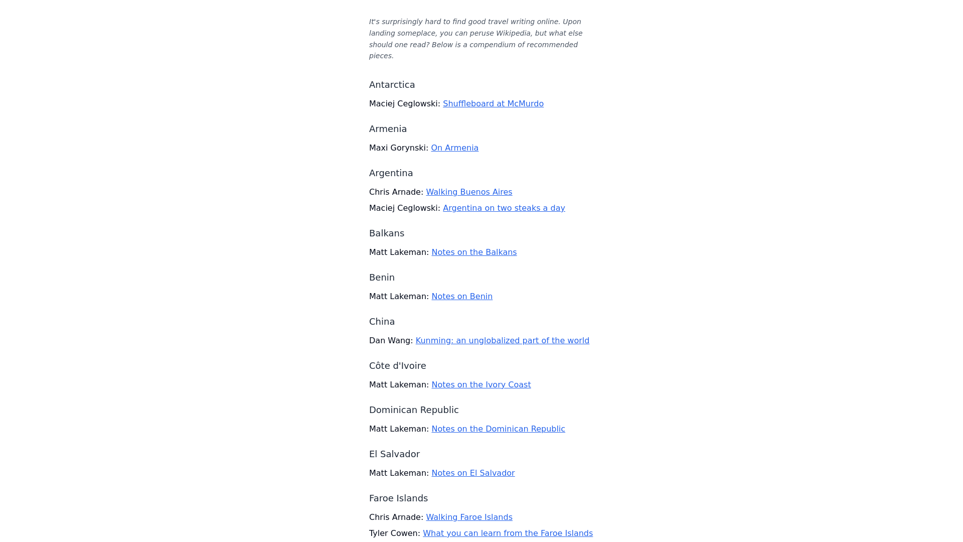 Guide.world: A compendium of travel guides