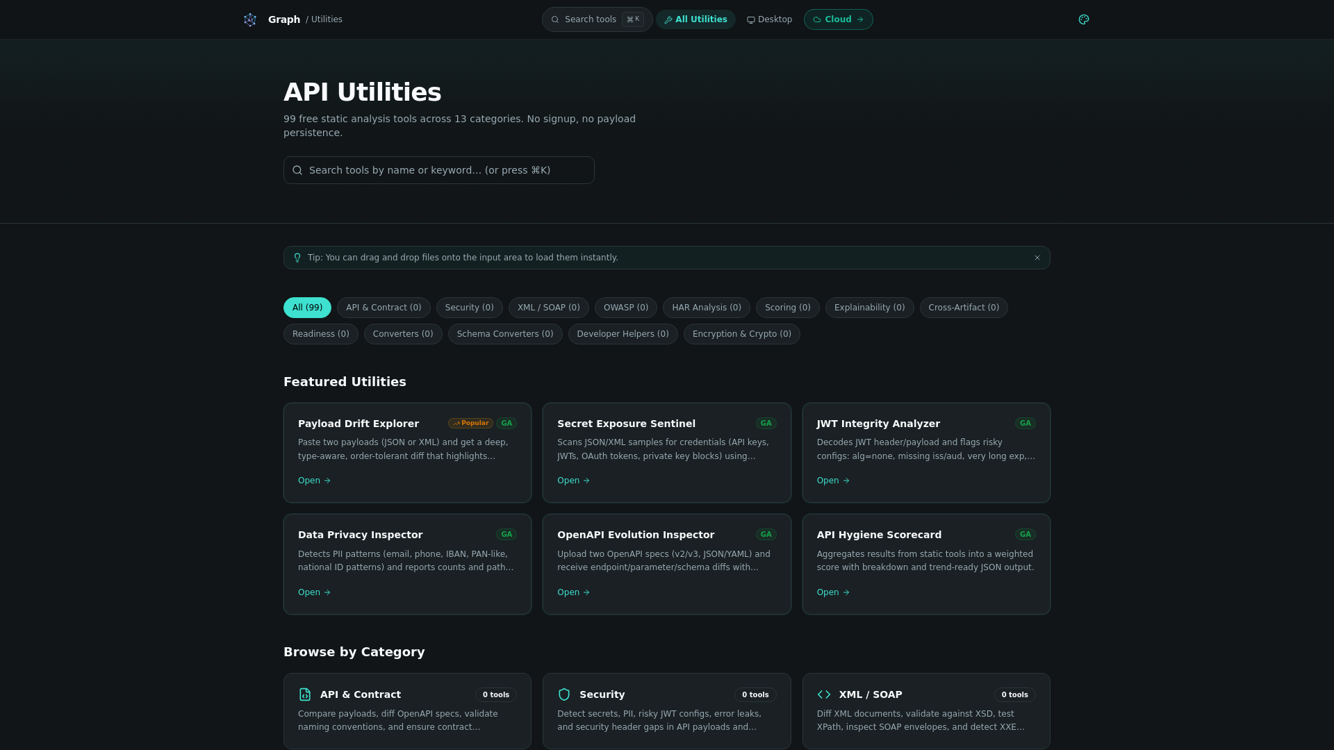 SQL Injection Pattern Scanner | API Injection Pre-Scanner | Graph Tools