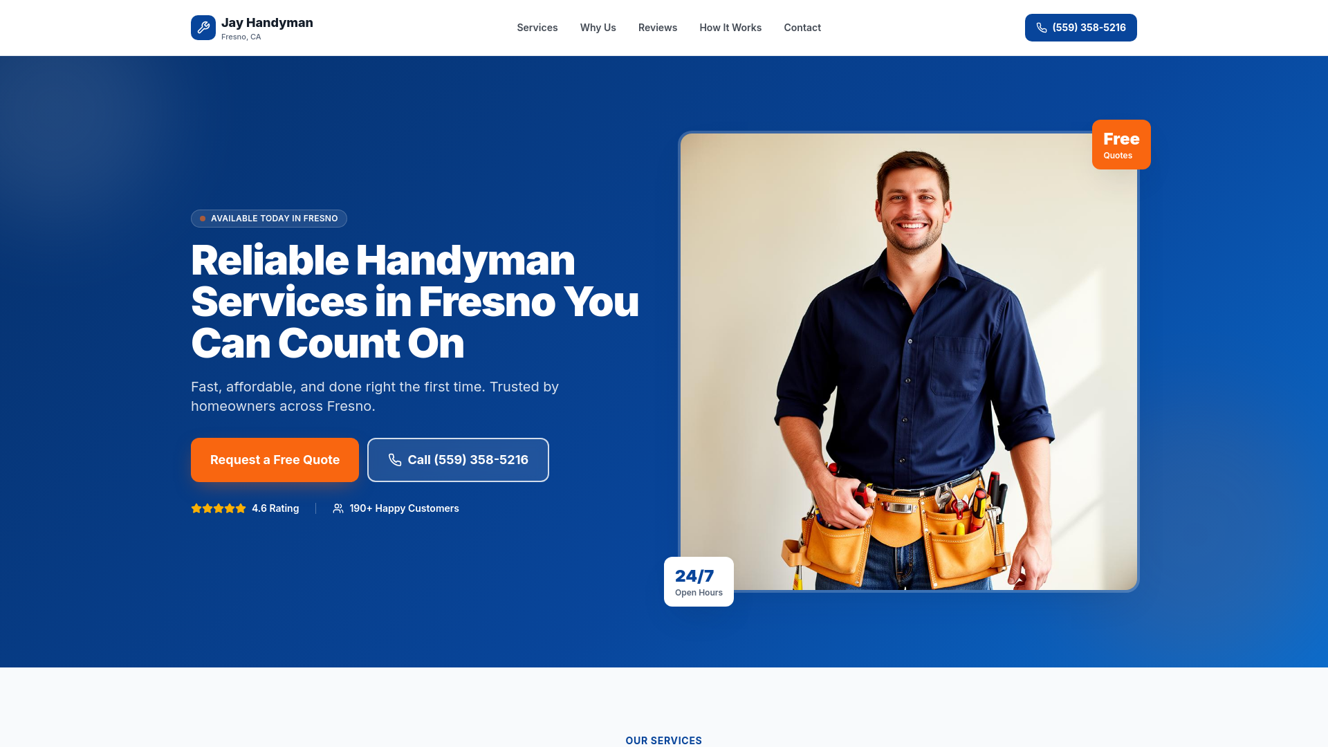 Jay Handyman Services cover
