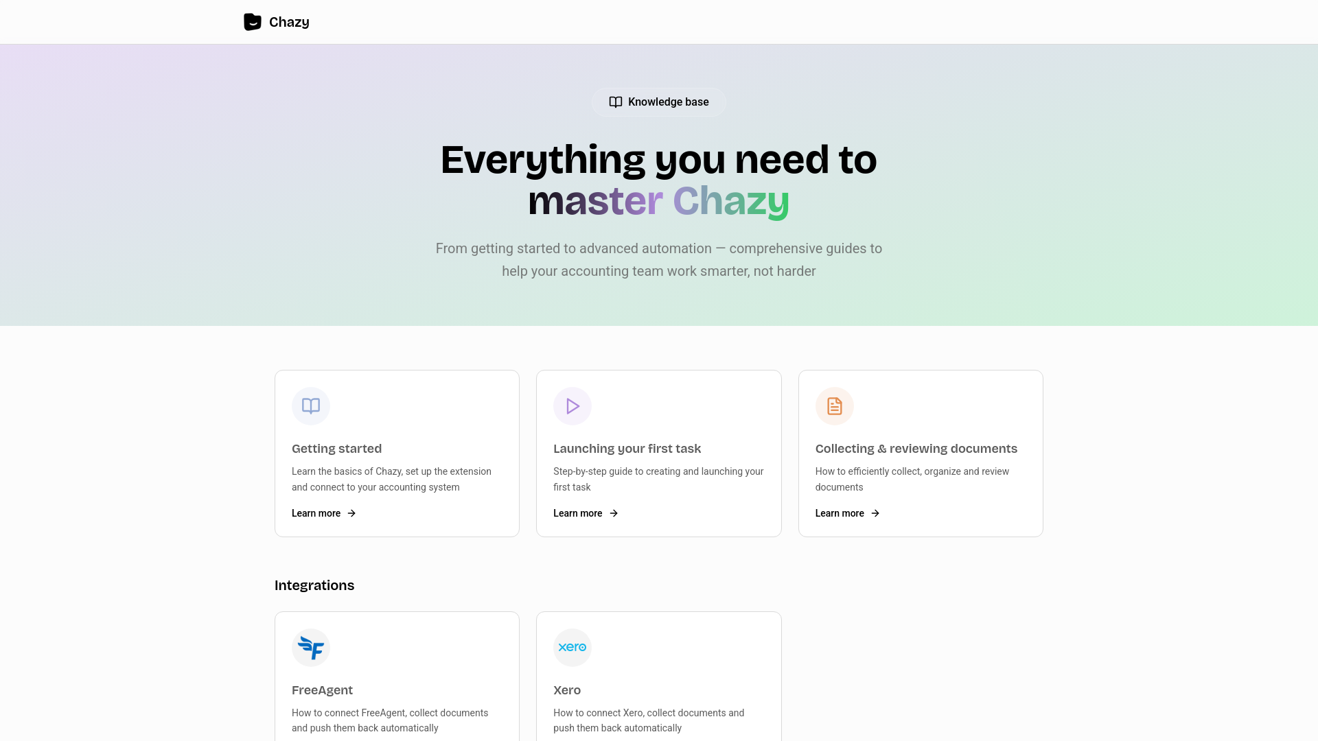 Knowledge base | Chazy