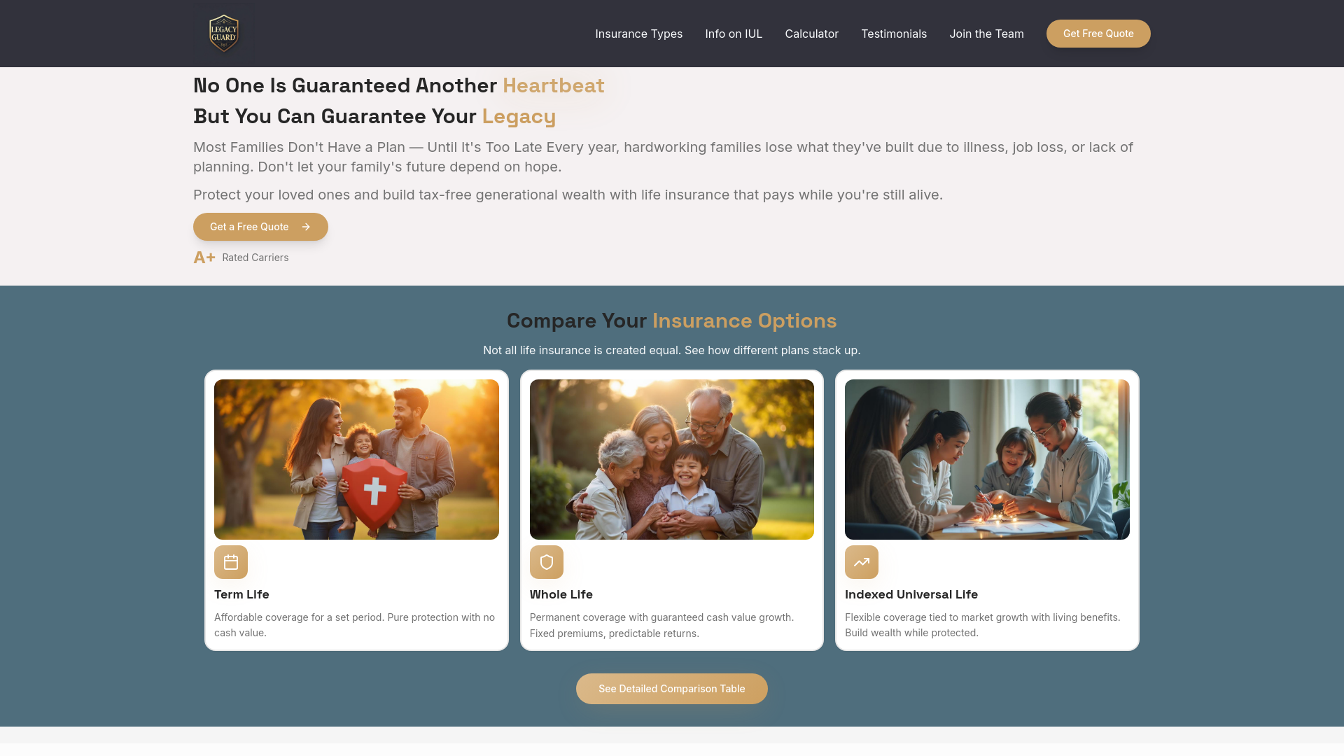 LegacyGuard - Life Insurance That Builds Wealth While You're Alive