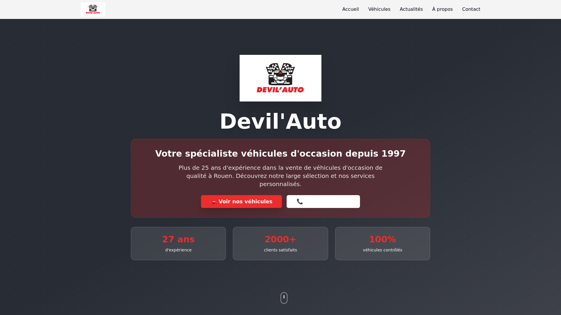 Devil'Auto Rouen - Vente Véhicules d'Occasion depuis 1997
