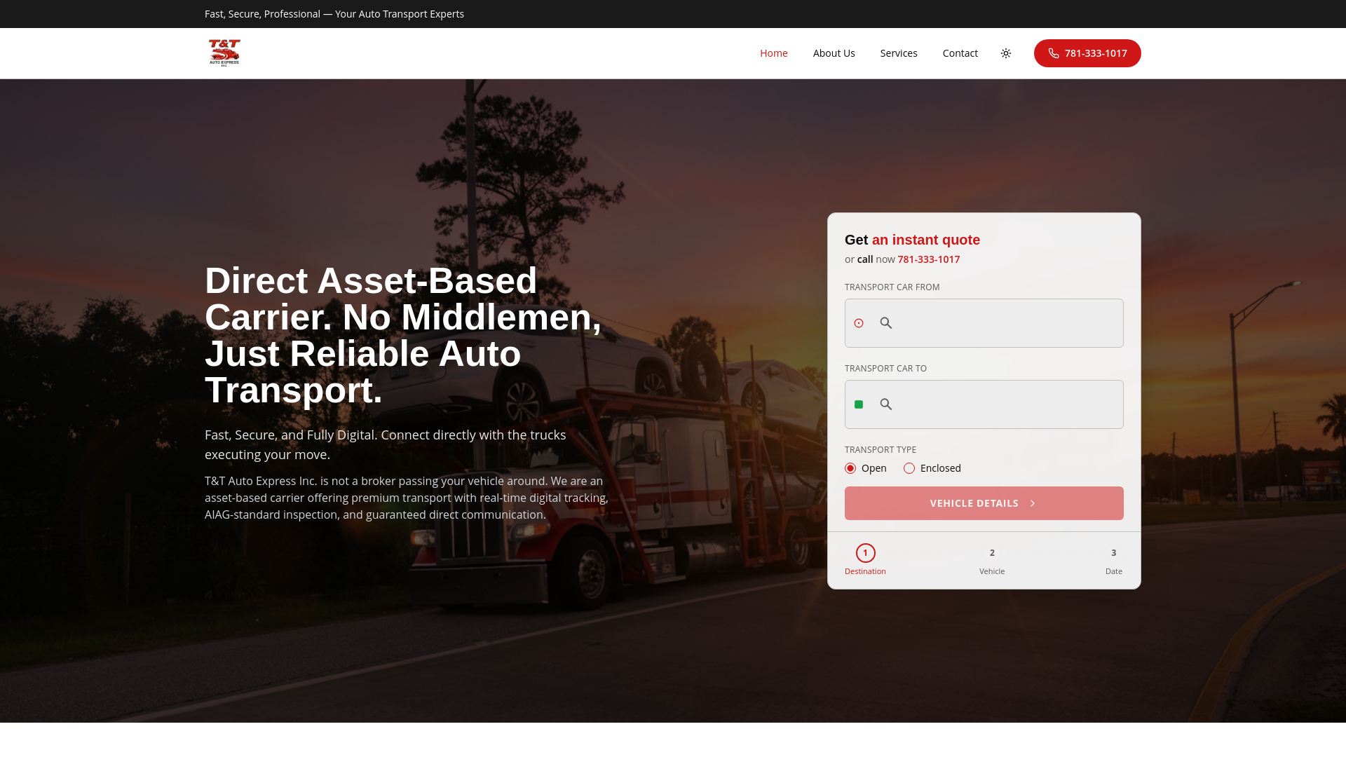 T&T Auto Express INC — Nationwide Auto Transport
