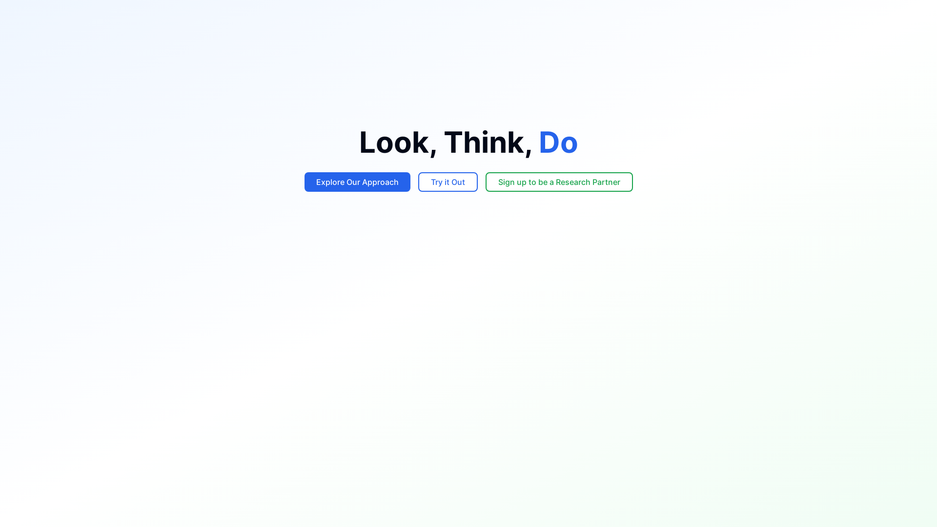 Look, Think, Do - AI as a Learning Catalyst