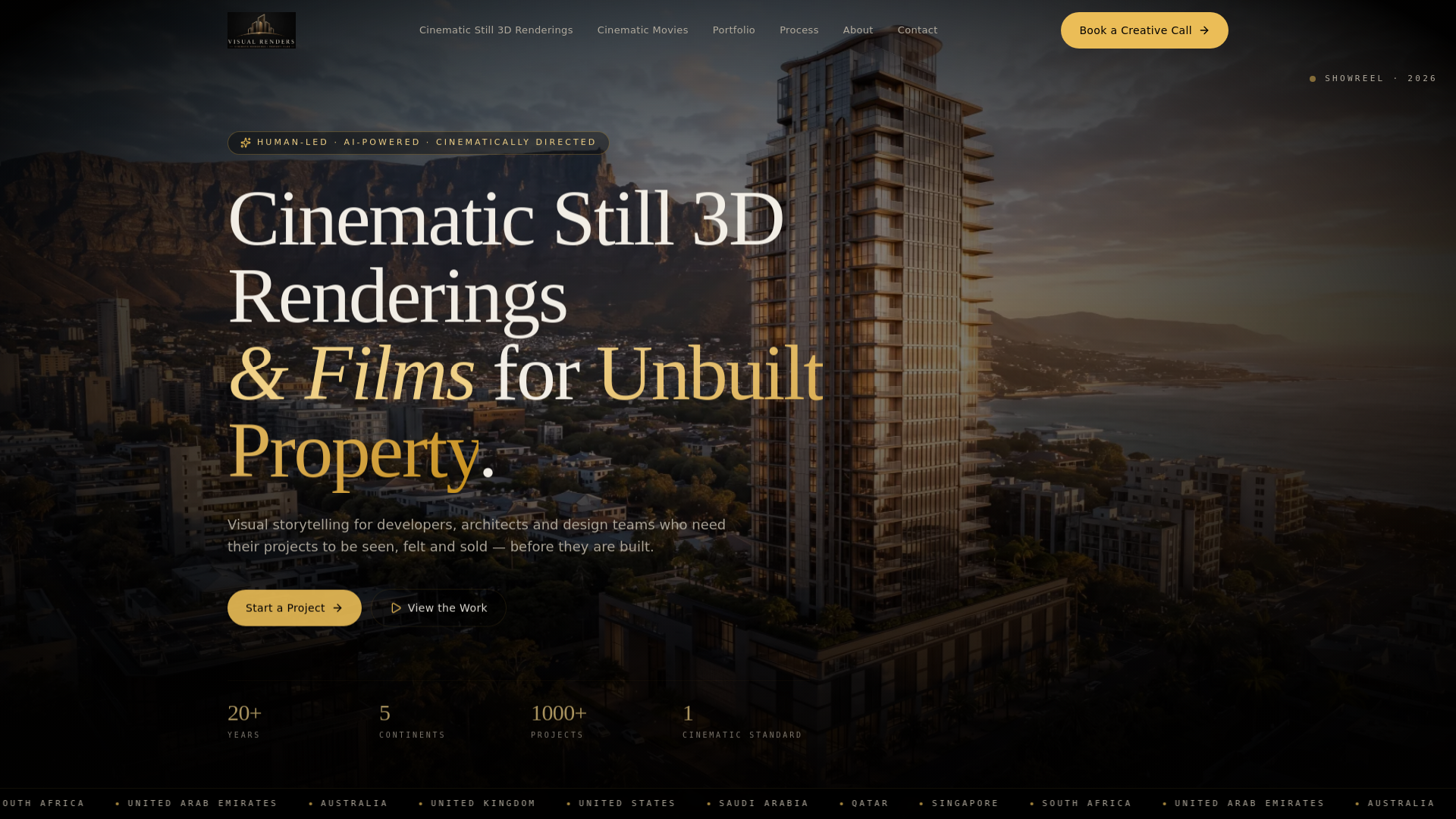 Film Renders Visual Renders — Cinematic 3D Renderings & Films