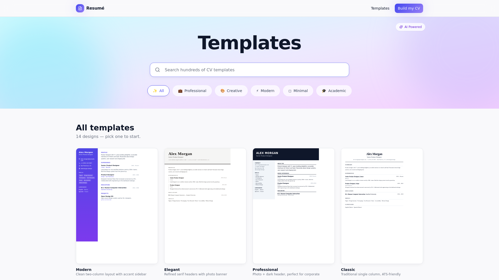 CV Builder