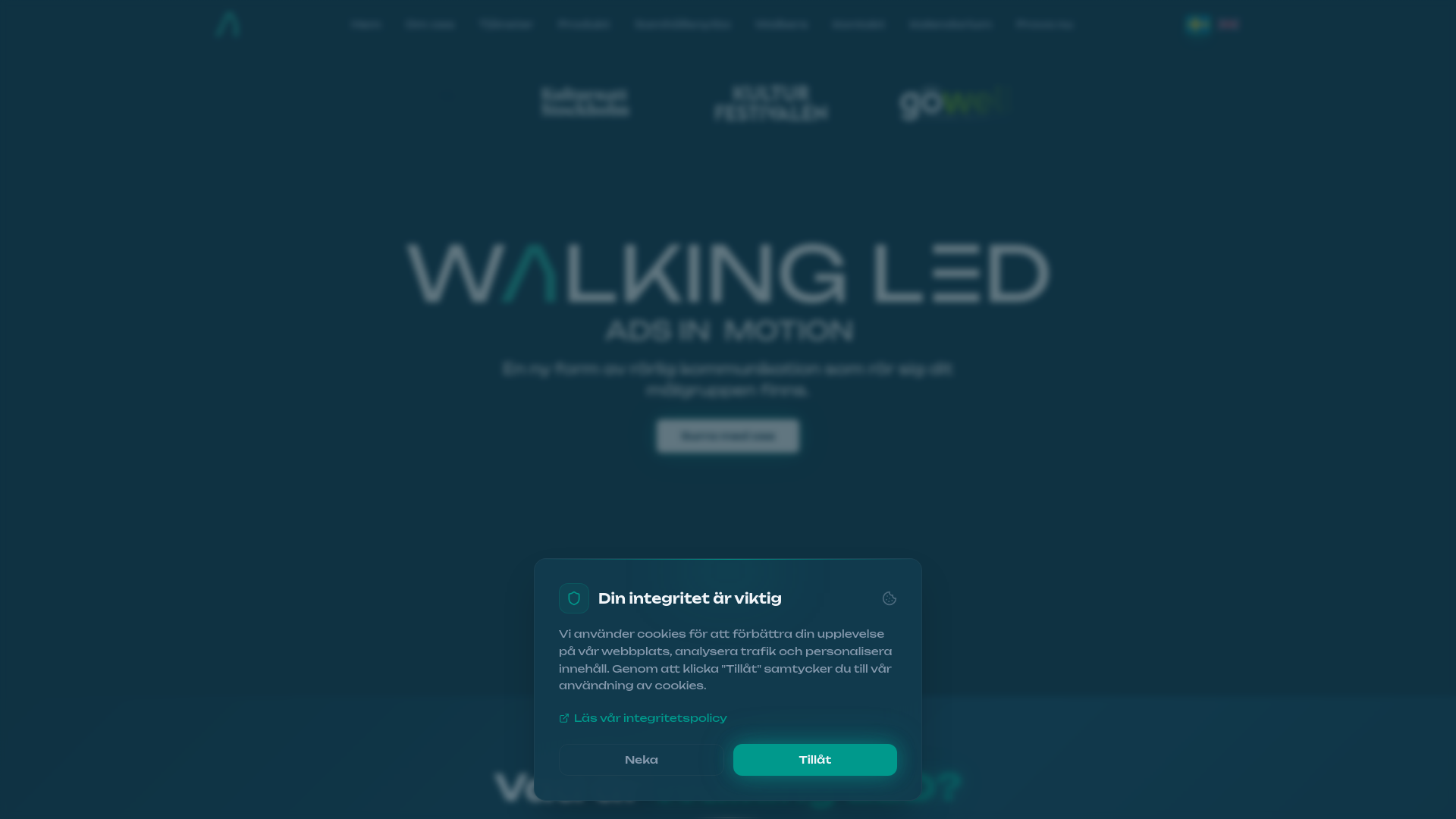 Walking LED | Ads in motion