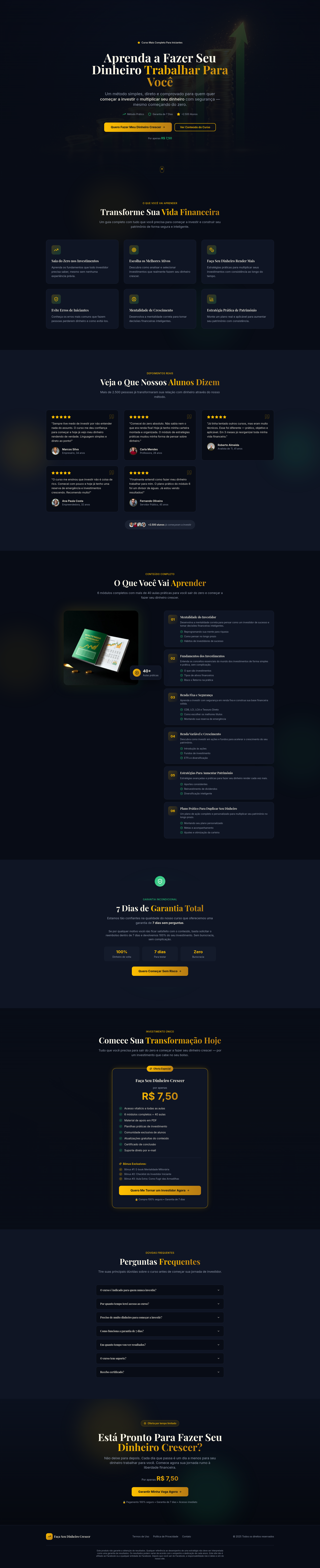 Faça Seu Dinheiro Crescer | Guia Completo Para Iniciantes - Sites no SeuGrupo