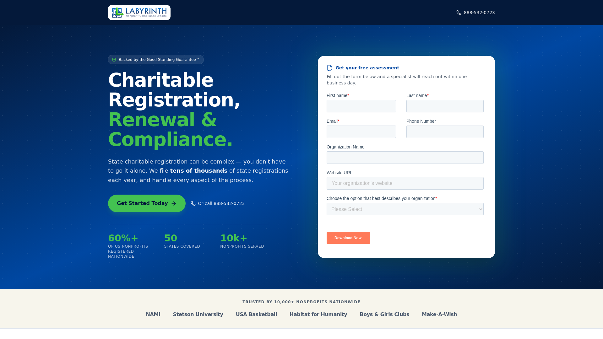 Labrinit New Mexico Charitable Registration | Labyrinth Compliance