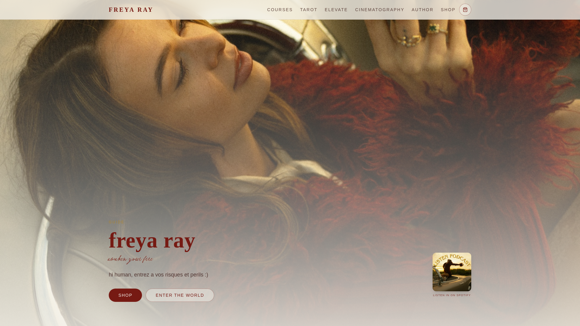Freya R Freya Ray