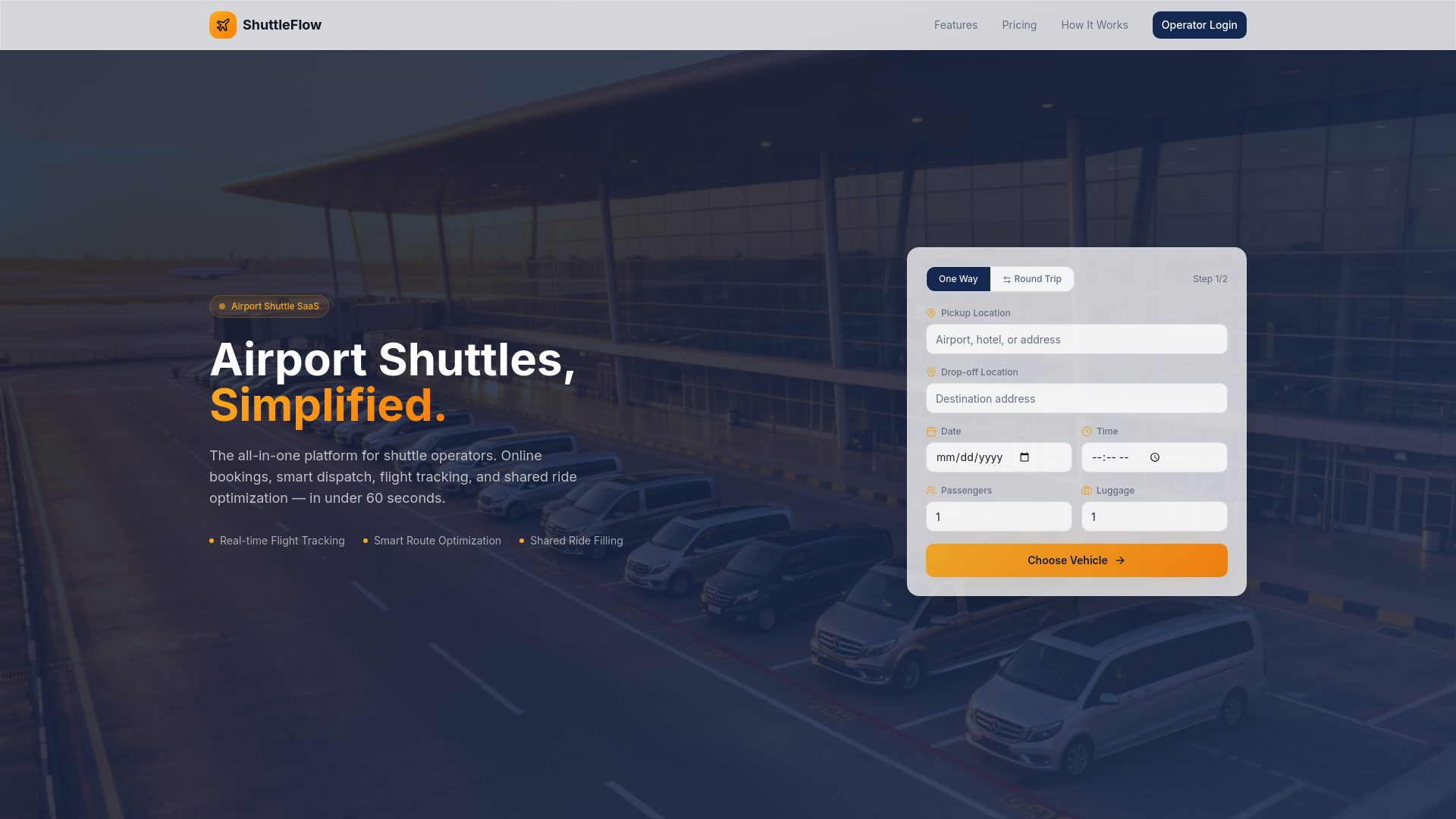 Airport Shuttle Management Software | ShuttleFlow — Bookings, Dispatch ...