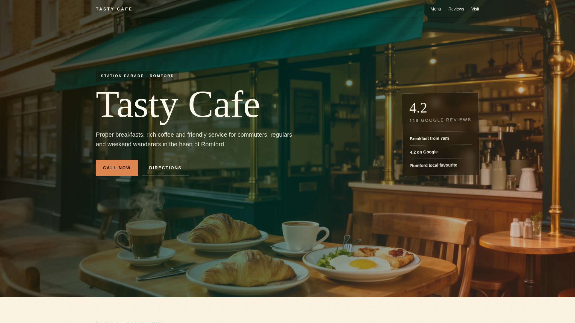 Tasty Cafe in Romford