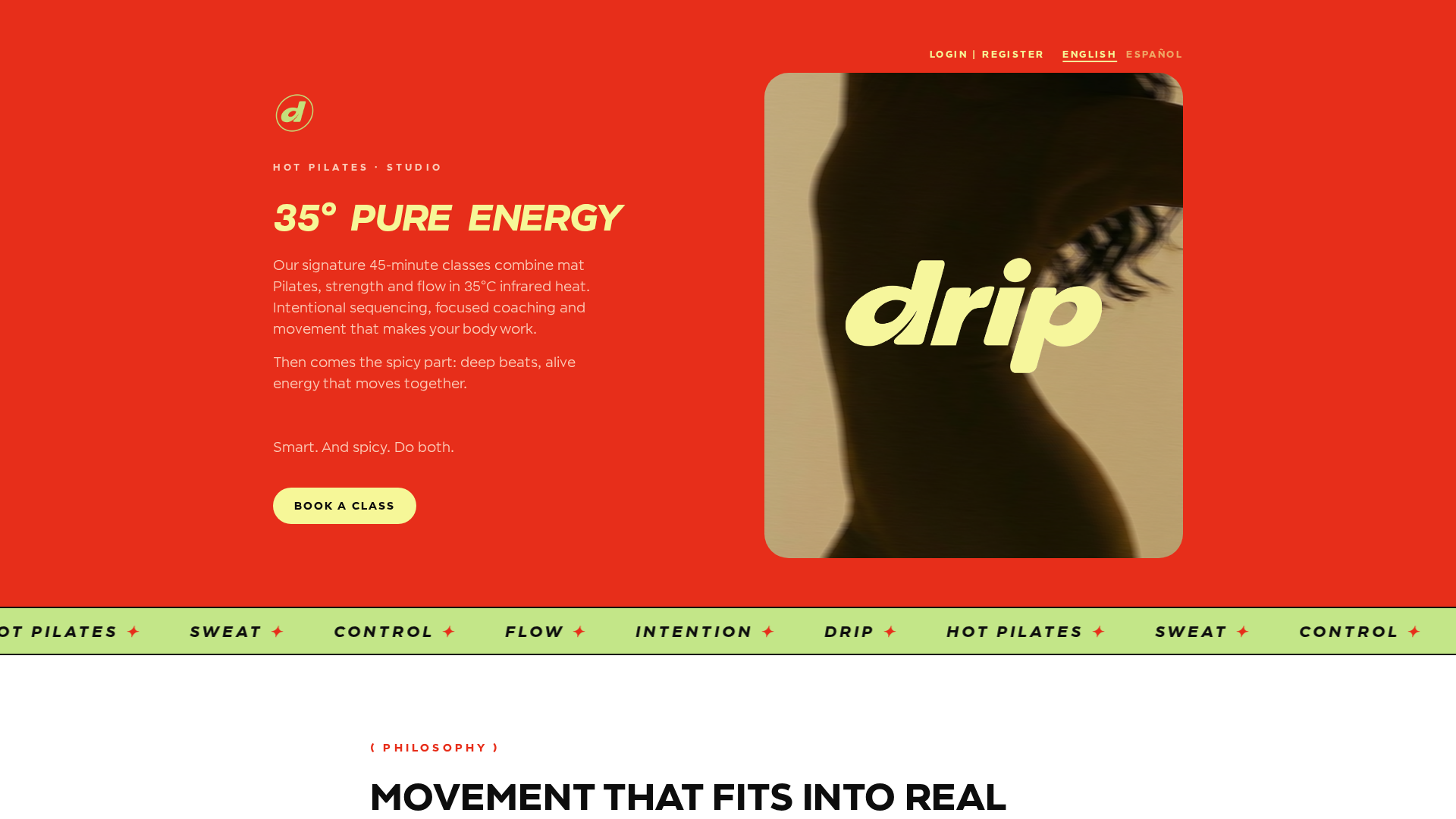 Drip Hot Pilates Studio, centros de pilates en Barcelona