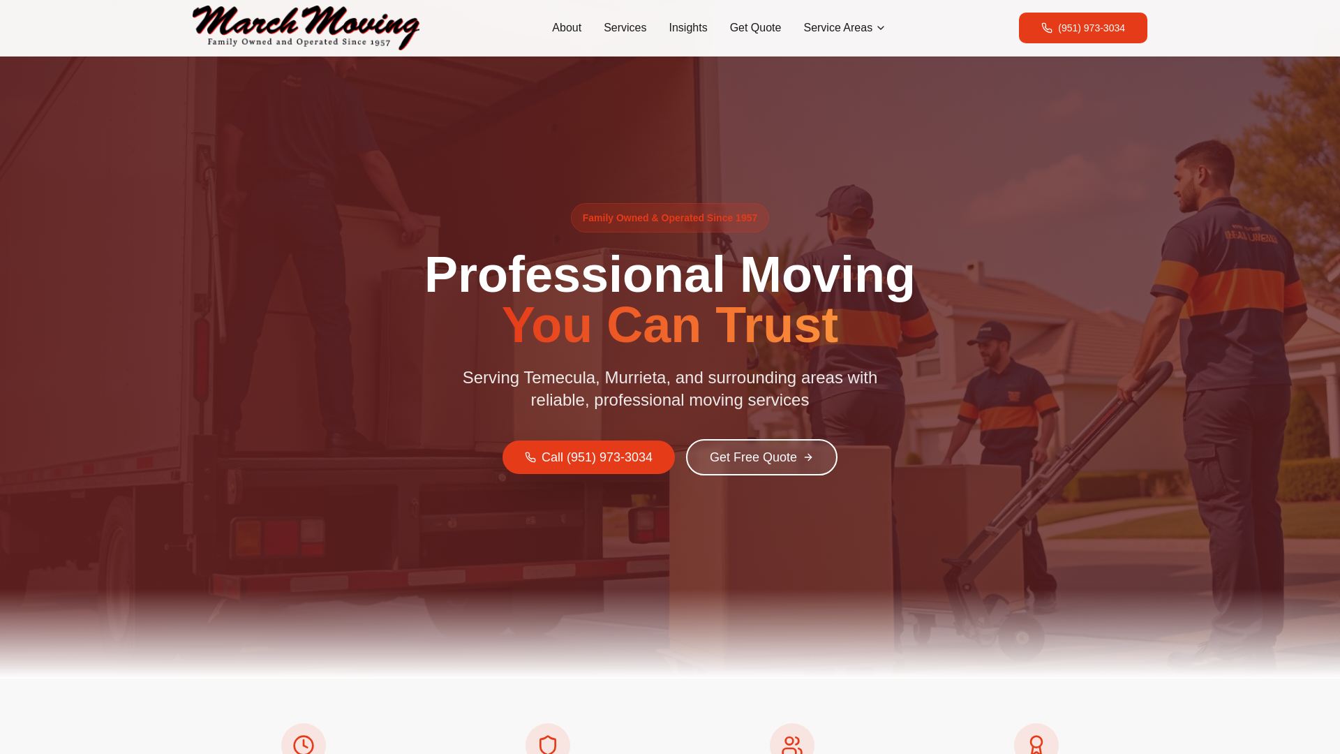 March Moving logo