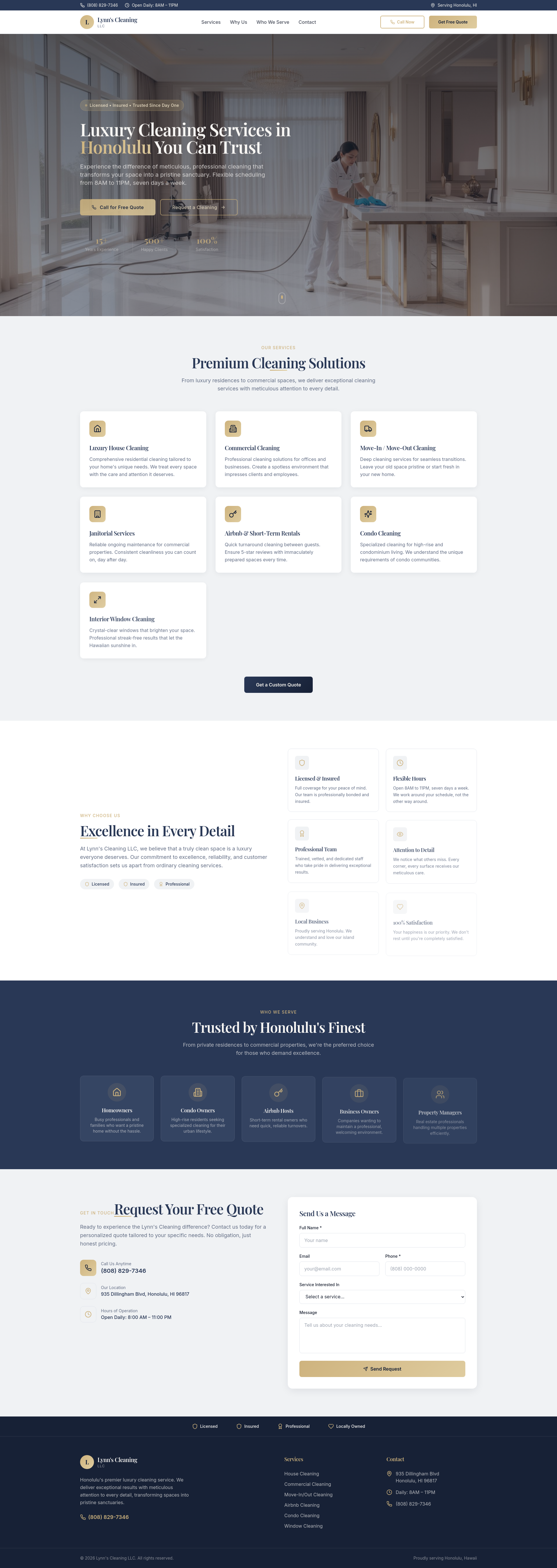 Lynn’s Cleaning llc - Cleaning in Honolulu