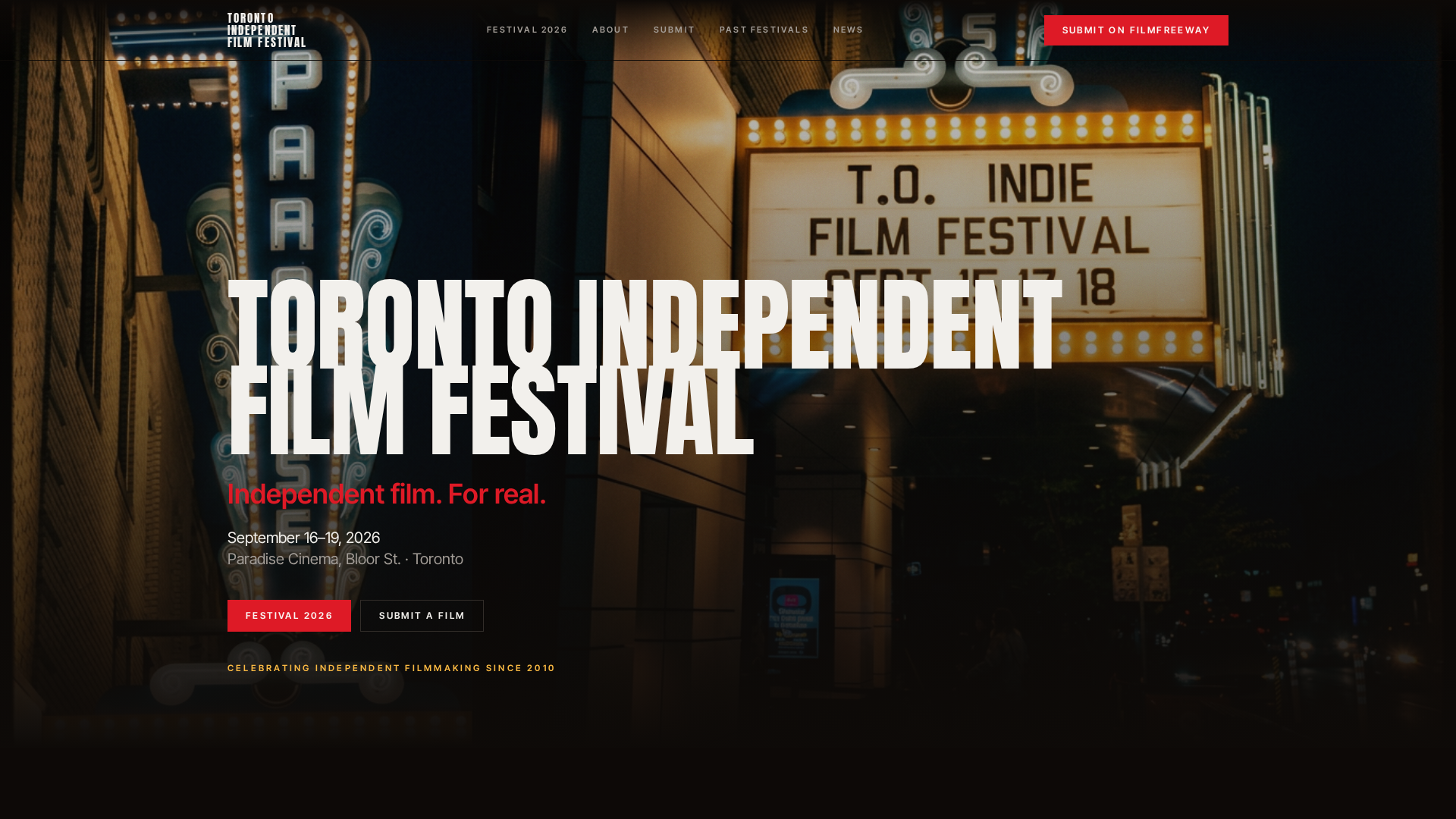 Toronto Independent Film Festival logo