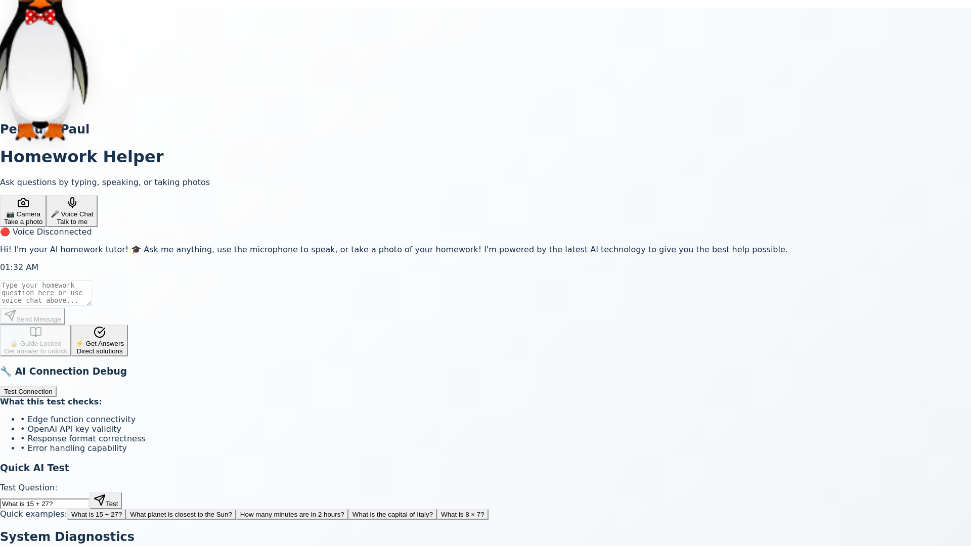 Penguin Paul AI Homework Helper Smart Tutoring Assistant penguin-paul-ai-homework-helper-smart-tutoring-assistant