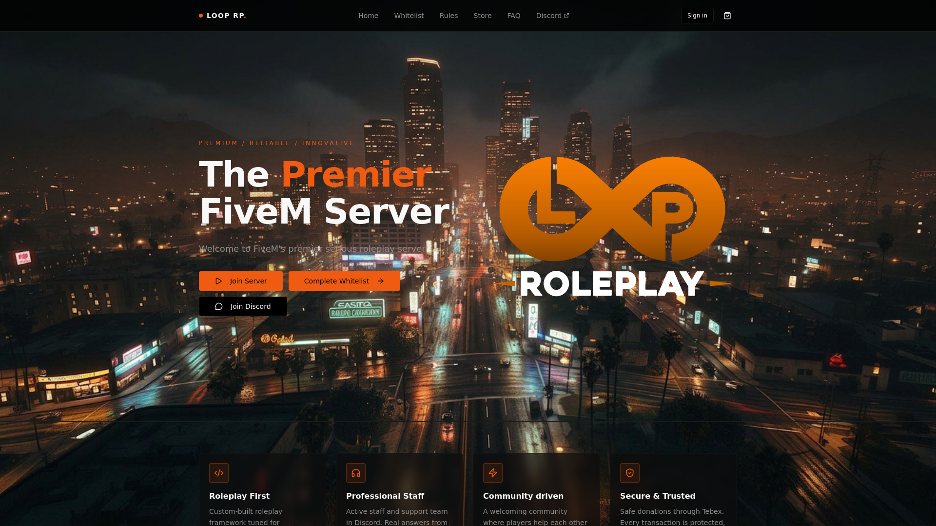 Loop RP — Official Loop RP Server Store